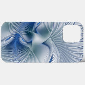 ダイナミックファンタジー抽象ブルートーンフラクタルアート Case-Mate iPhoneケース (裏面 (横))