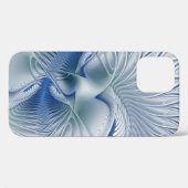 ダイナミックファンタジー抽象ブルートーンフラクタルアート Case-Mate iPhoneケース (裏面 (横))