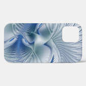 ダイナミックファンタジー抽象ブルートーンフラクタルアート Case-Mate iPhoneケース (裏面 (横))