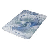 ダイナミックファンタジー抽象芸術ブルートーンフラクタルアート バスマット (アングル)