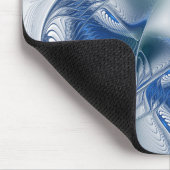 ダイナミックファンタジー抽象芸術ブルートーンフラクタルアート マウスパッド (コーナー)