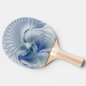 ダイナミックファンタジー抽象芸術ブルートーンフラクタルアート 卓球ラケット (横)