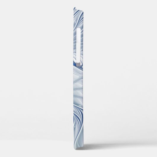 ダイナミックファンタジー抽象芸術ブルートーンフラクタルアート Case-Mate iPhoneケース (裏面 / 左)