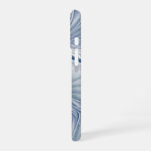 ダイナミックファンタジー抽象芸術ブルートーンフラクタルアート iPhone 16ケース (左側面)