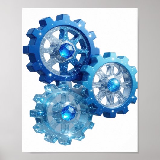ダイナミックブルー BLUE GEAR v2 ポスター (正面)