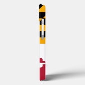 ダイナミックメリーランド州旗の図 Case-Mate iPhoneケース (裏面 / 左)