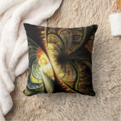 ダイナミックモダン抽象芸術フラクタル2 クッション (ブランケット)