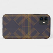 ダイナミックモダン、カッコいい、抽象芸術線パターンのアート Case-Mate iPhoneケース (裏面(横))