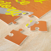 ダイナミックランニングな靴を放つ ジグソーパズル (側面)