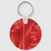 ダイナミックレッドマッスルテクスチャ抽象芸術 キーホルダー (裏面)