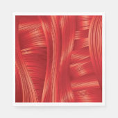 ダイナミックレッドマッスルテクスチャ抽象芸術 スタンダードランチョンナプキン (正面)