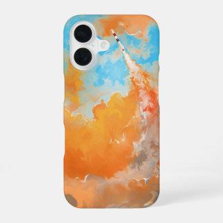 ダイナミックロケット打ち上げ iphoneケース iPhone 16ケース