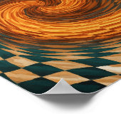 ダイナミック光学錯覚アート ポスター (角)