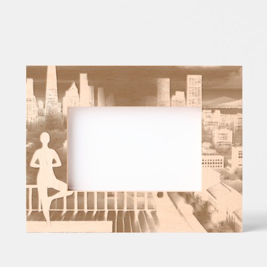 ダイナミック感動的アートワークの引用文 レーザー彫刻フレーム (正面)