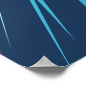 ダイナミック抽象芸術ストリーク ポスター (角)