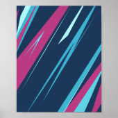 ダイナミック抽象芸術ストリーク ポスター (正面)