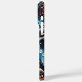 ダイナミック波:調和のクジラ Case-Mate iPhoneケース (裏面 / 左)