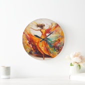 ダイナミック移動 ラージ壁時計 (ホーム)