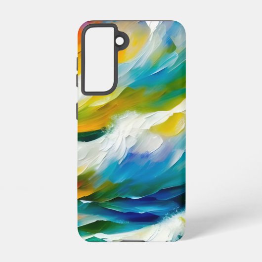 ダイナミック絵画な嵐の海。 SAMSUNG GALAXYケース (裏面)