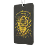 ダイナミック表示で壁を貫通するバイソン カーエアーフレッシュナー (左)