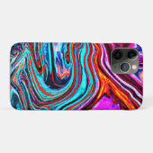 ダイナミック鮮やか色相抽象芸術パターン Case-Mate iPhoneケース (裏面(横))