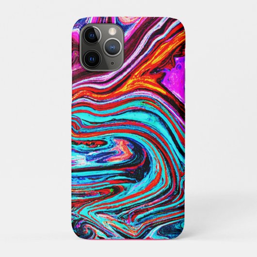 ダイナミック鮮やか色相抽象芸術パターン Case-Mate iPhoneケース (裏)