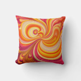 ダイナミック鮮やか「旋回」抽象芸術アート クッション