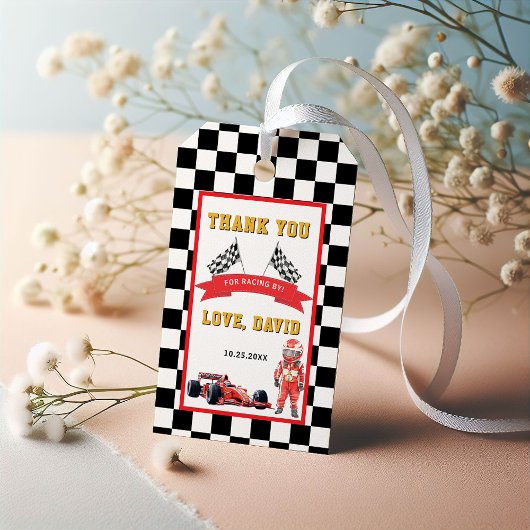 ダイナミック レース デイ サンクス ギフトタグ