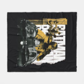 ダイナミックDuoスクラップブック写真 フリースブランケット (正面(横))