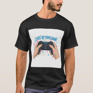 ダイナミックeスポーツチャンピオンゲームコントローラーデザイン tシャツ