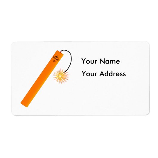 ダイナミットスティック ラベル (正面)