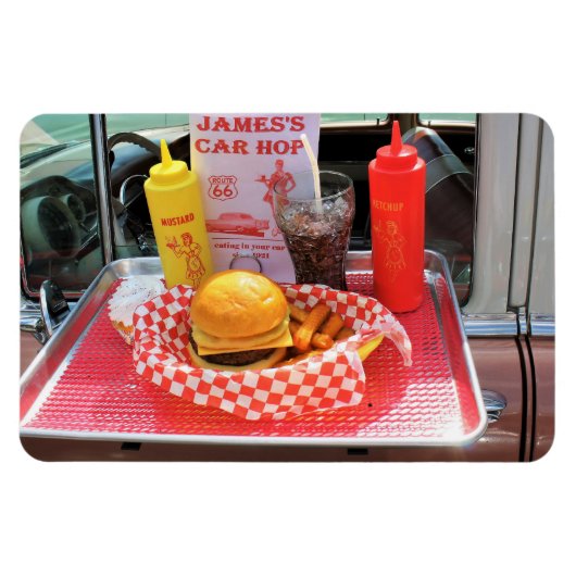 ダイナーでの一日 マグネット (横)