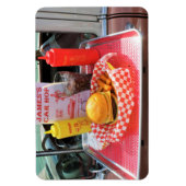 ダイナーでの一日 マグネット (縦)