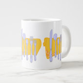 ダイナーウェア料理デザインテンプレート ジャンボコーヒーマグカップ (正面右)