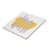 ダイナーウェア料理デザインテンプレート タイル (側面)