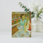 ダイナーエッグトースト&ゼリー ポストカード (スタンド正面)