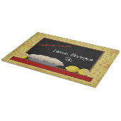 ダイナーレモンメレンゲ円ガラス切りボード カッティングボード (角)