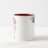 ダイナー·ガール ツートーンマグカップ (中央)