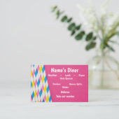 「ダイナー/レストラン/アイスクリームショップ」名刺 名刺 (スタンド正面)