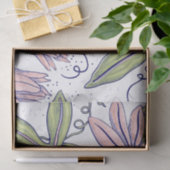 ダイニかわいらしングタイム用フローラルパターンlピンク 薄葉紙 (ギフト)