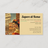 ダイニイタリアンング素晴らしレストランシェフ 名刺 (正面)