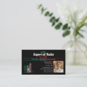 ダイニイタリアンング素晴らしレストランシェフ 名刺 (スタンド正面)