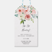 ダイニエレガントティフローラsipホレーブライダルシャワー ギフトタグ (正面)