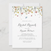 ダイニカラフルティワイルドブライダルブランチブライダルシャワー 招待状 (正面)