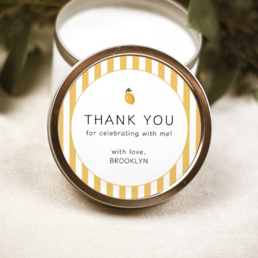 ダイニティレモンパーティー ラウンドシール