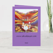 ダイニングスケルトンカップルロマンチック カード (裏面)