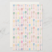 ダイニングテクスチャ 便箋 (正面/裏面)