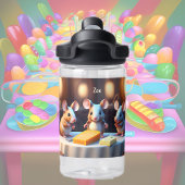 ダイニングテーブルのマウスファミリー ウォーターボトル