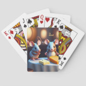 ダイニングテーブルのマウスファミリー トランプ (裏面)