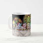 ダイニングテーブルコーヒーマグのユニコーン コーヒーマグカップ (正面左)